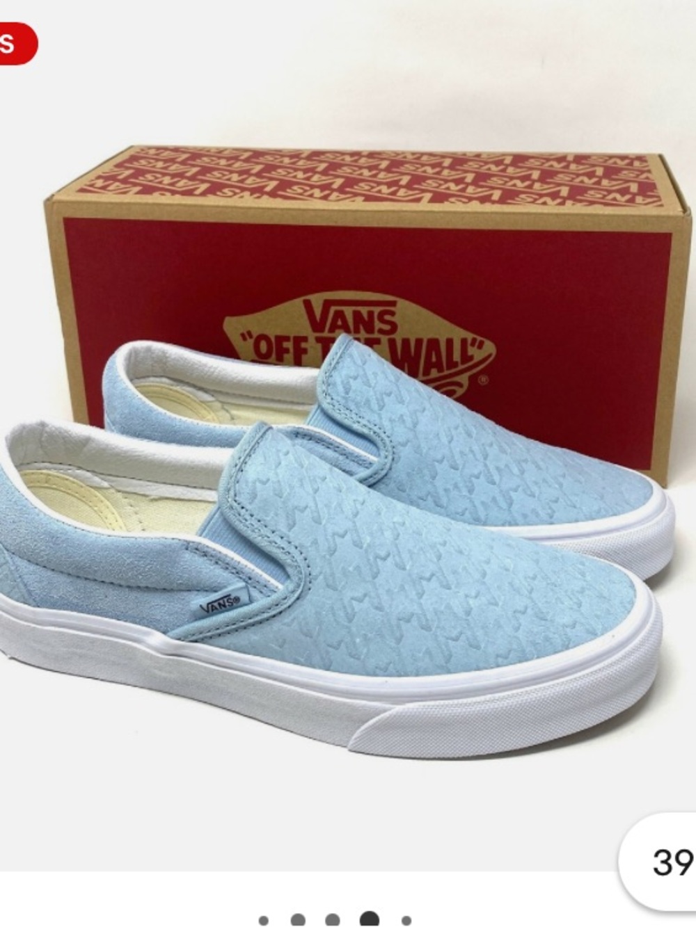 Vans classic slip on (size 7.5)